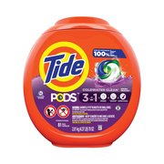 Tide Laundry Detergent, Tub, Powder/Gel, Spring Meadow, 4 PK 91781